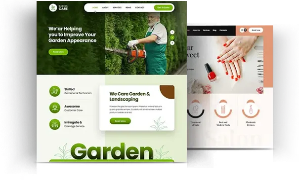 Endless Background options are made
available with all WordPress Templates