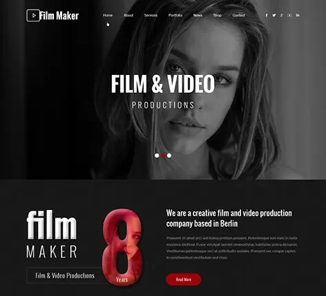 Cinema WordPress theme