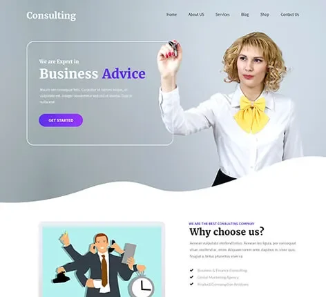 Consulting WordPress Theme