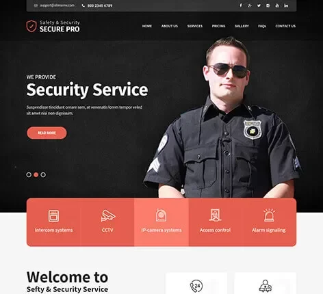 Security Guard WordPress theme