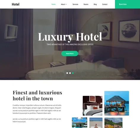 Luxury Hotel WordPress Theme