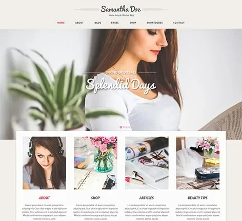 Female WordPress theme