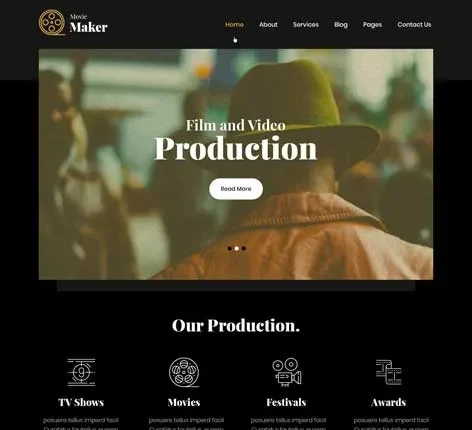 Video Maker WordPress Theme