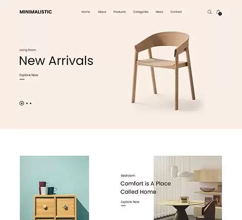 Minimal eCommerce WordPress Theme