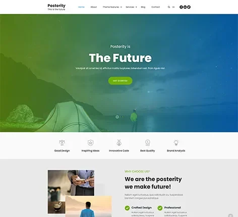 Unique WordPress Theme