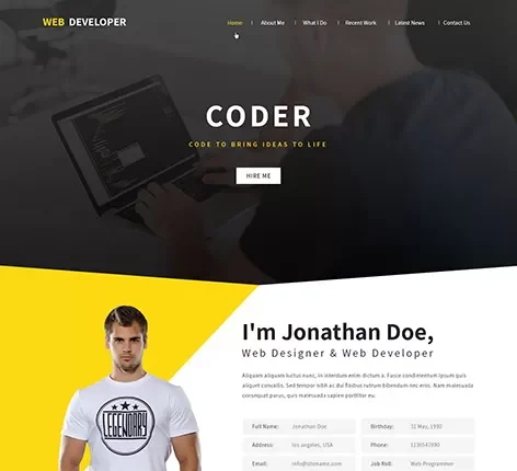 Freelancer WordPress Theme