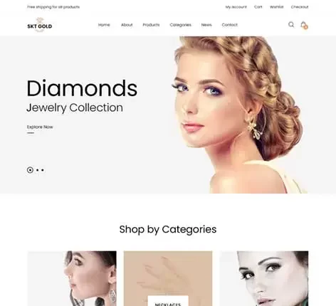 Diamond Shop WordPress Theme
