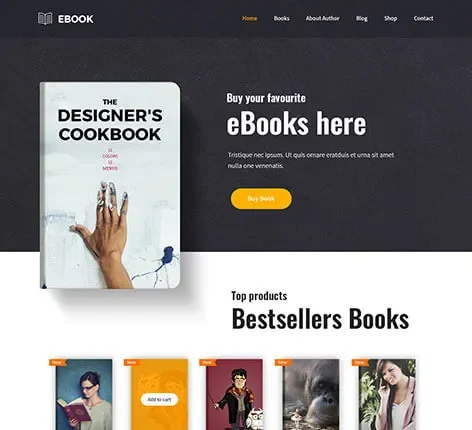 Book Author WordPress Theme