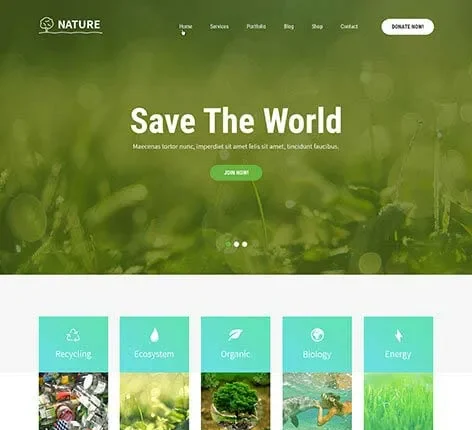 Organic Life WordPress Theme