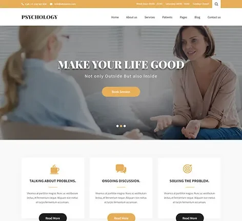 Psychiatrist WordPress Theme