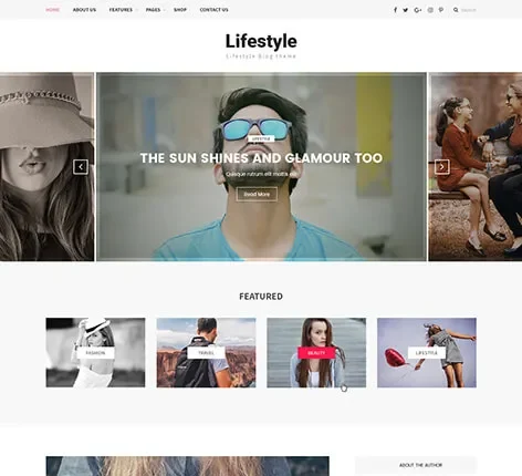 Lifestyle Blog WordPress Theme
