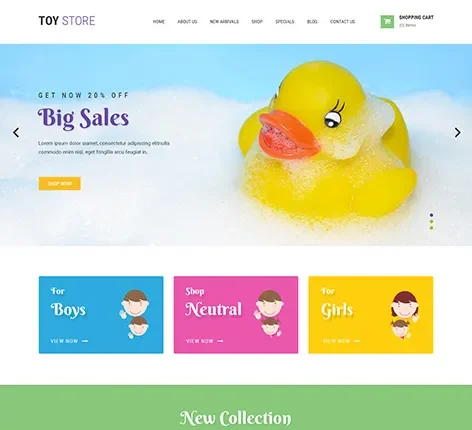 Baby Store WordPress Theme