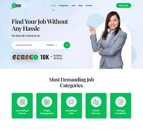 Job Portal WordPress Theme