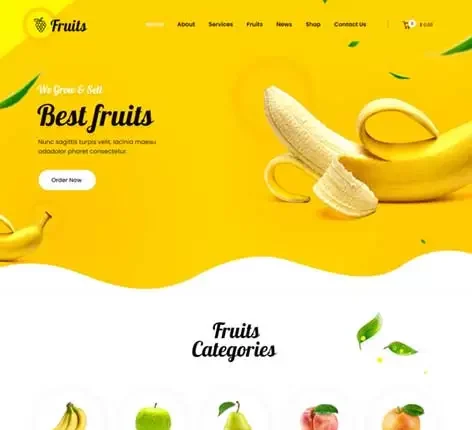 Vegetable WordPress Theme