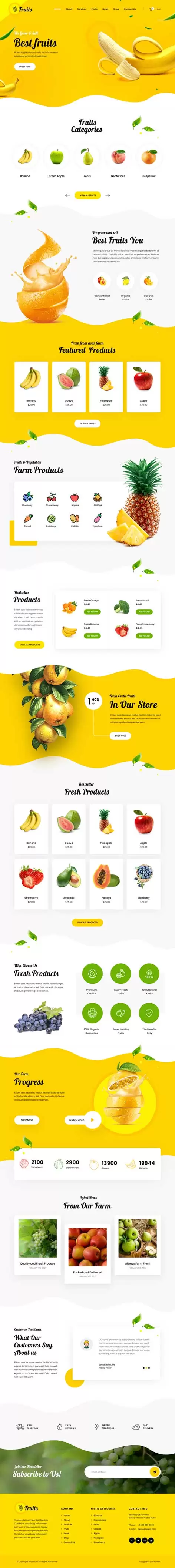 Vegetable WordPress Theme