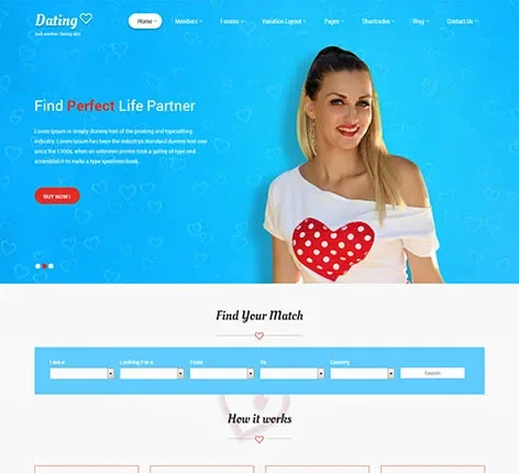 dating WordPress theme