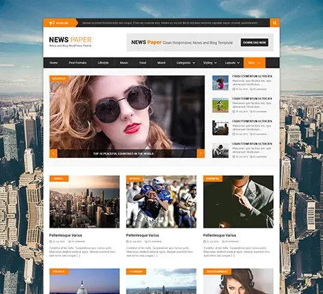 NewPaper WordPress theme