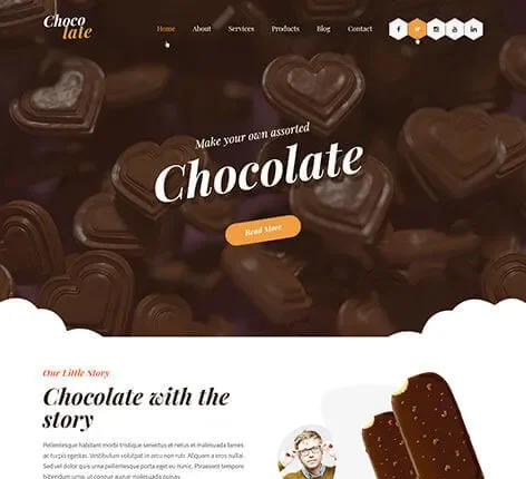 Candy Shop WordPress Theme