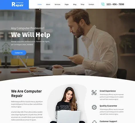 Computer Store WordPress Theme