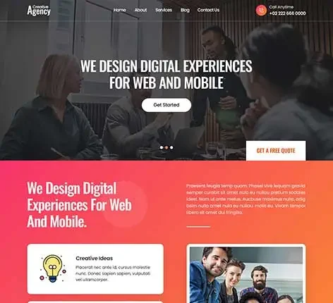 Digital Agency WordPress Theme