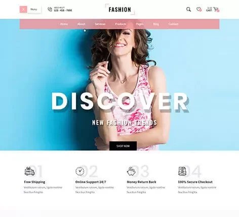 Fashion Shop WordPress Theme