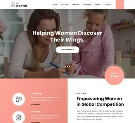 Woman lifestyle WordPress theme