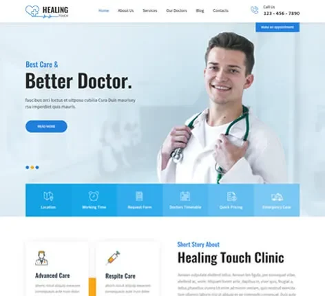 Medical Clinic WordPress Theme