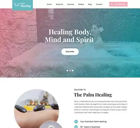 Spiritual Healing WordPress Theme