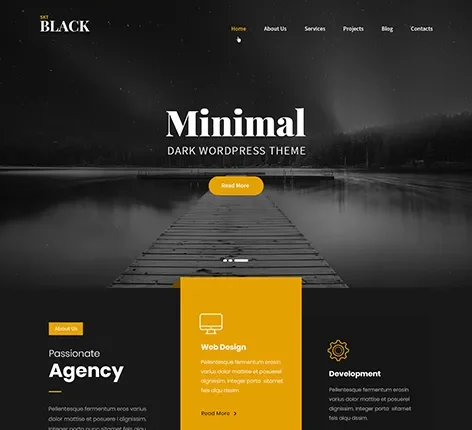 Black WordPress Theme