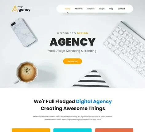 A Agency WordPress theme