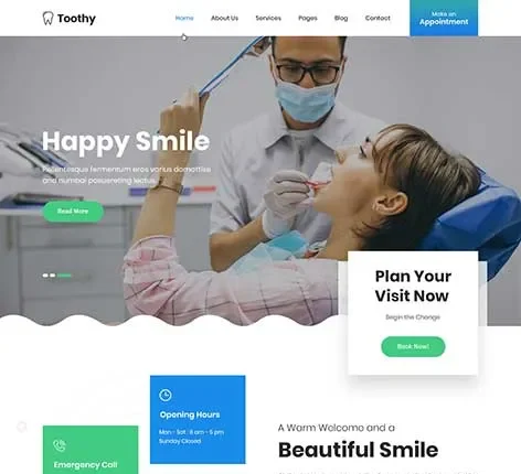 Dental Care WordPress Theme