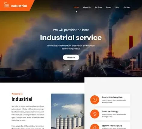 Factory WordPress theme