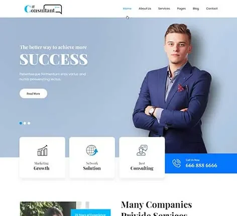 IT Company WordPress theme