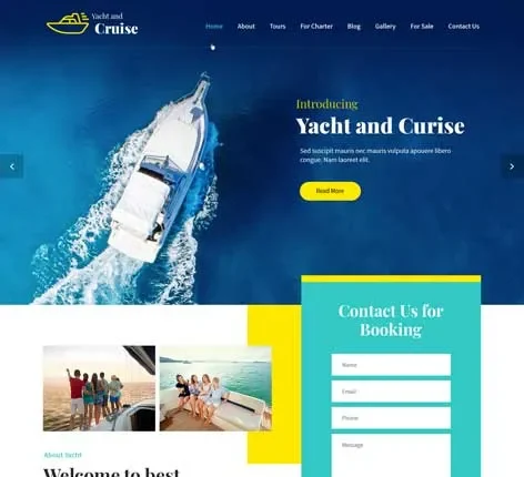 Boat Rental WordPress Theme
