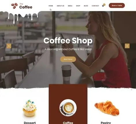 Coffee Shop WordPress Theme