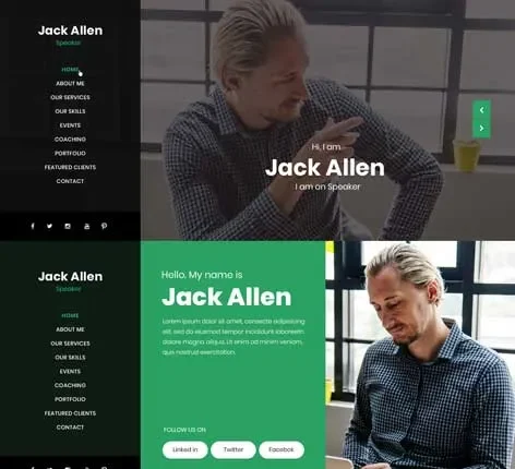 Online CV WordPress Theme