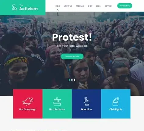 Social Activity WordPress Theme