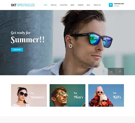 Sunglasses WordPress Theme