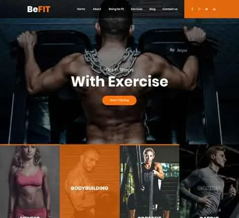 Workout WordPress Theme