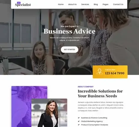 consulting firm WordPress theme