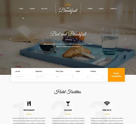 Bed and Breakfast WordPress Theme