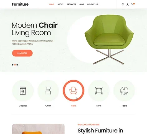 Carpenter and Furniture WordPress Theme
