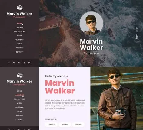 Simple One Page WordPress Theme
