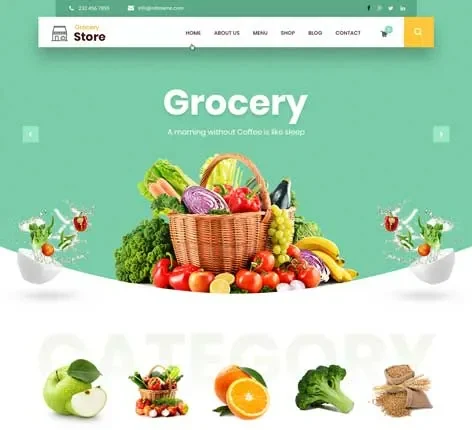 Supermarket WordPress Theme
