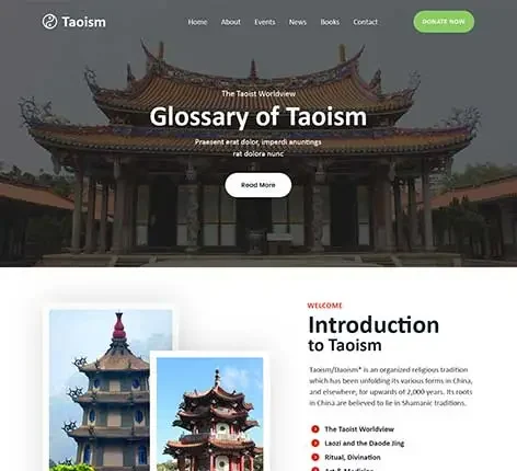 Daoism WordPress theme