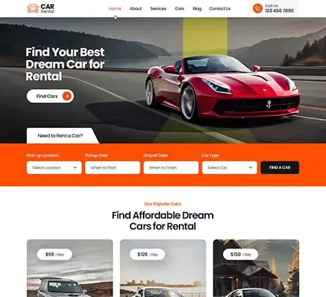 Taxi WordPress theme