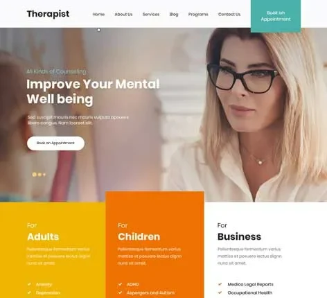 Therapist WordPress Theme