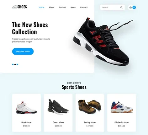 shoe repairs WordPress theme