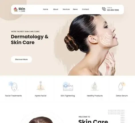beauty salon WordPress theme