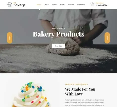 Bakery WordPress Theme